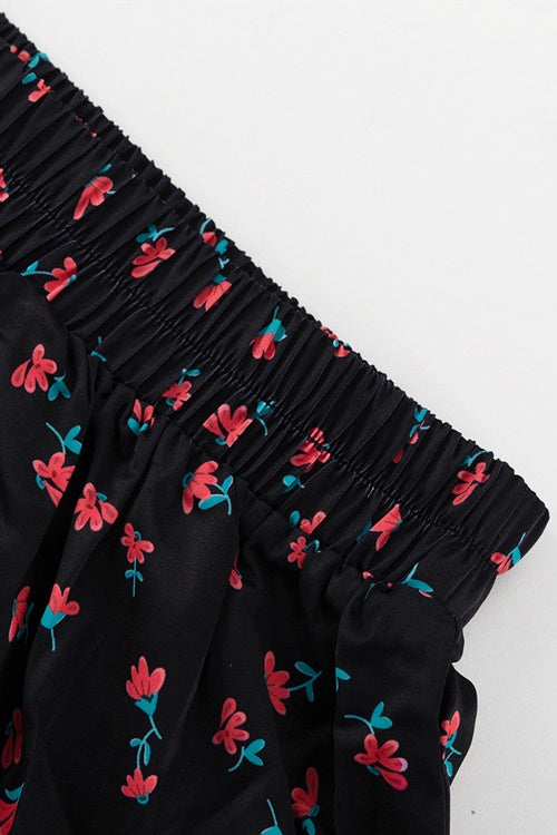Lola | Floral Puff Sleeve Set