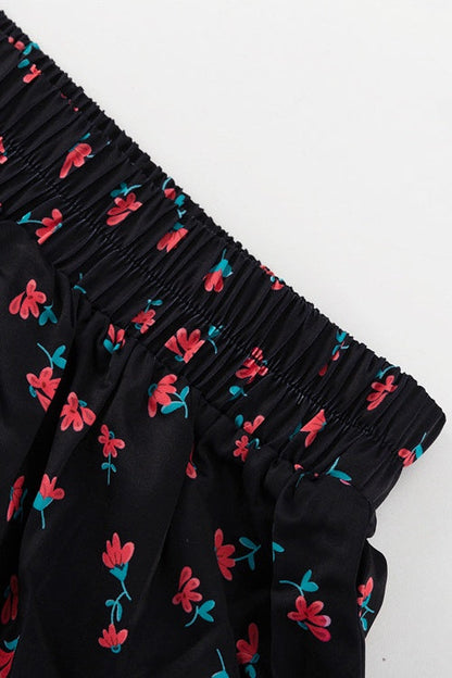 Lola | Floral Puff Sleeve Set